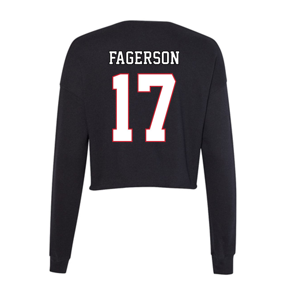DePaul - NCAA Women's Soccer : Tessa Fagerson - Women's Cropped Crew Fleece-1