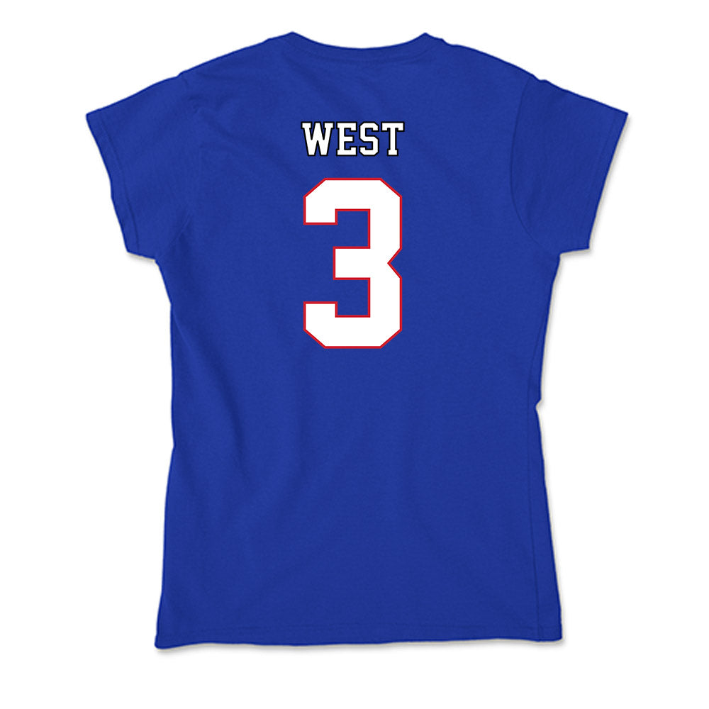 DePaul - NCAA Women's Basketball : Alayna West - Soft Style Women’s T-Shirt-1