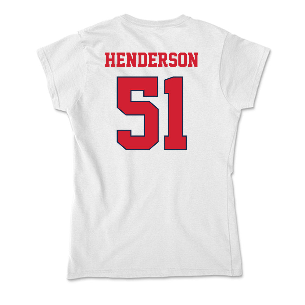 Fresno State - NCAA Football : Braylan Henderson - Soft Style Women’s T-Shirt-1