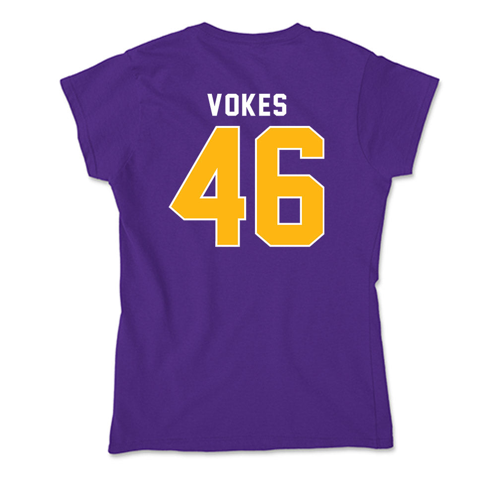 Northern Iowa - NCAA Football : Tiernan Vokes - Soft Style Women’s T-Shirt-1
