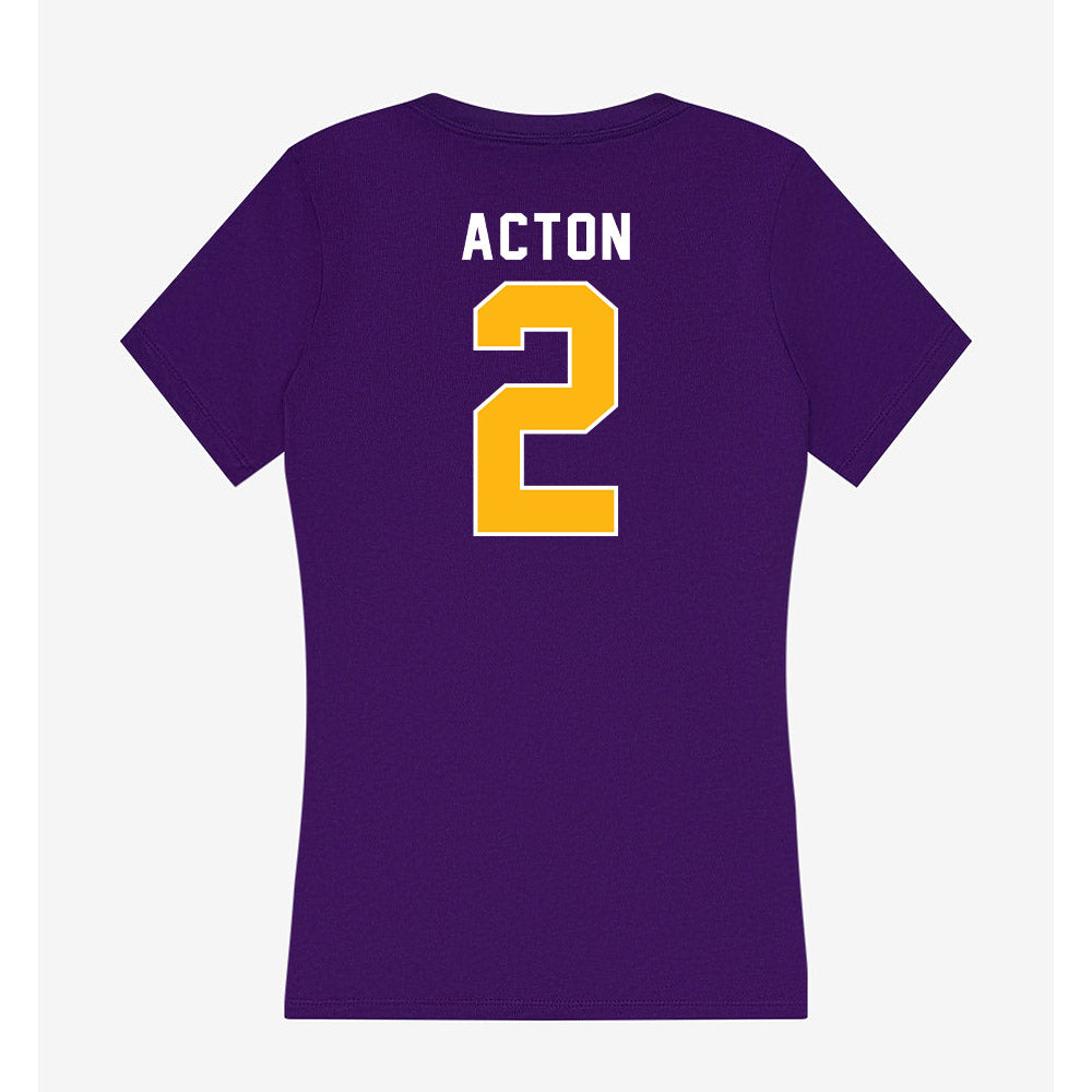 Northern Iowa - NCAA Softball : Brynn Acton - Women's V-Neck T-Shirt-1