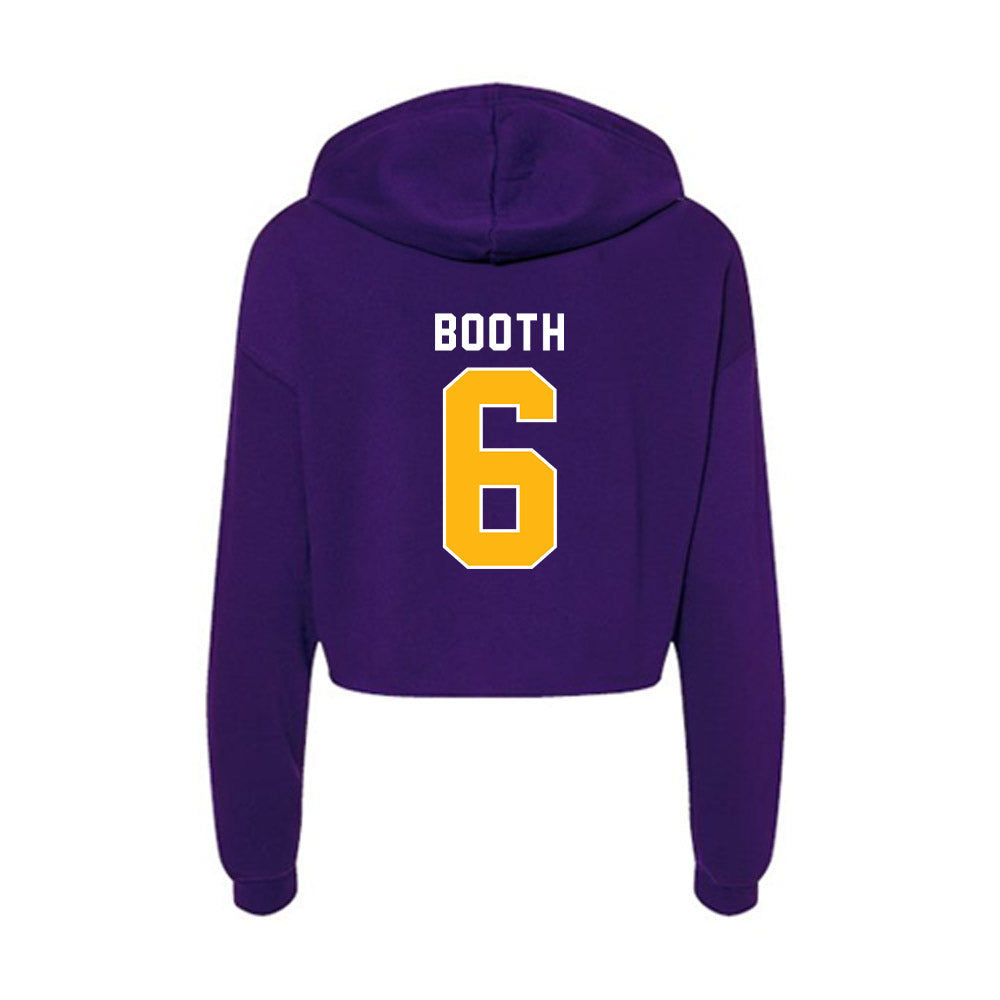 Northern Iowa - NCAA Women's Volleyball : Reese Booth - Women's Crop Fleece Hoodie-1