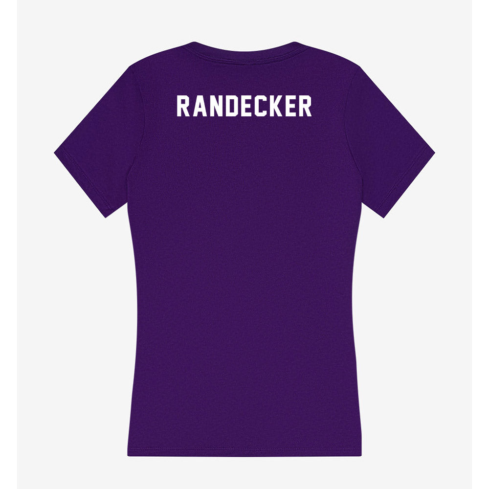 Northern Iowa - NCAA Women's Track & Field : Emma Randecker - Women's V-Neck T-Shirt-1