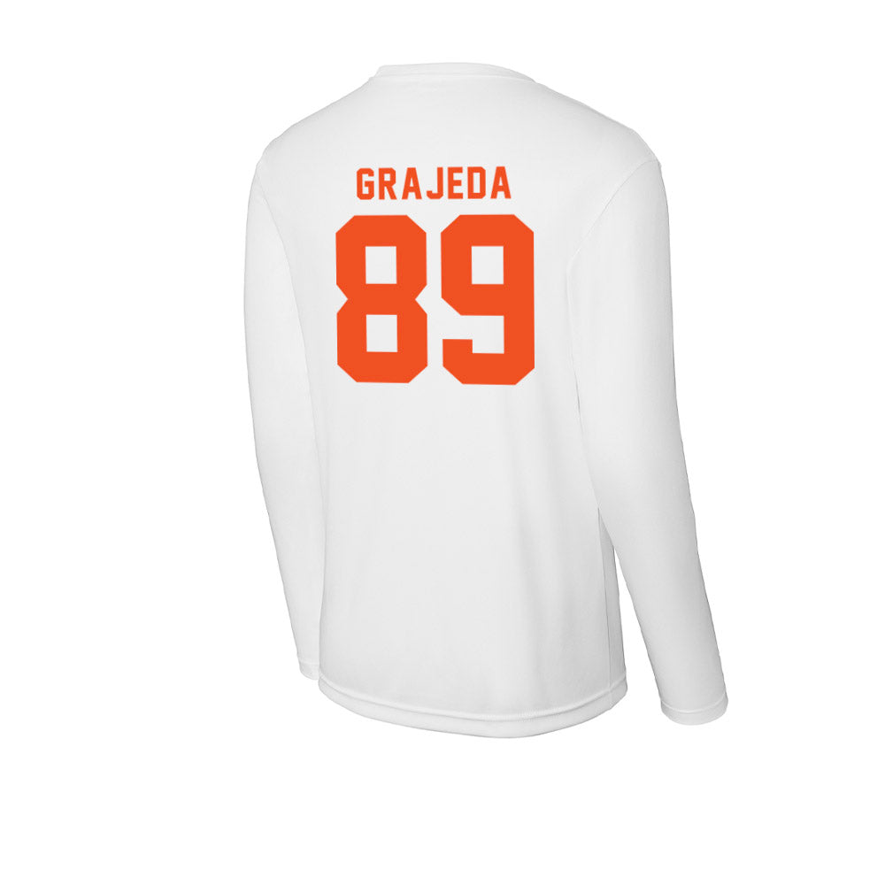 UTRGV - NCAA Football : Mateo Grajeda - Activewear Long Sleeve T-Shirt-1
