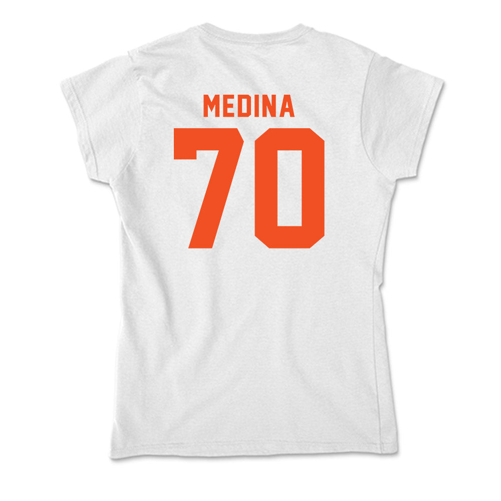 UTRGV - NCAA Football : Frank Medina - Soft Style Women’s T-Shirt-1