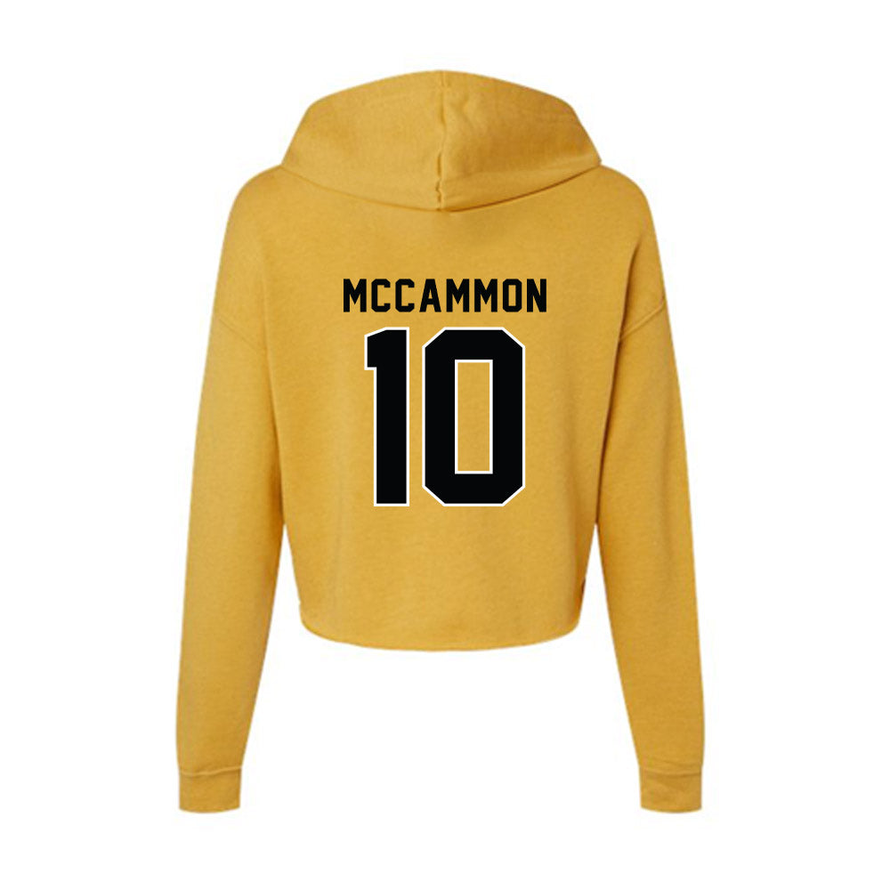 App State - NCAA Baseball : Tanner McCammon - Women's Crop Fleece Hoodie-1