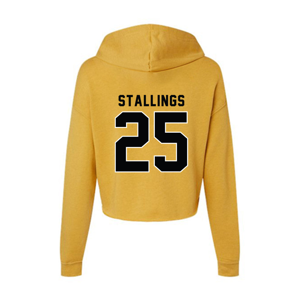 App State - NCAA Women's Soccer : Morgan Stallings - Women's Crop Fleece Hoodie-1