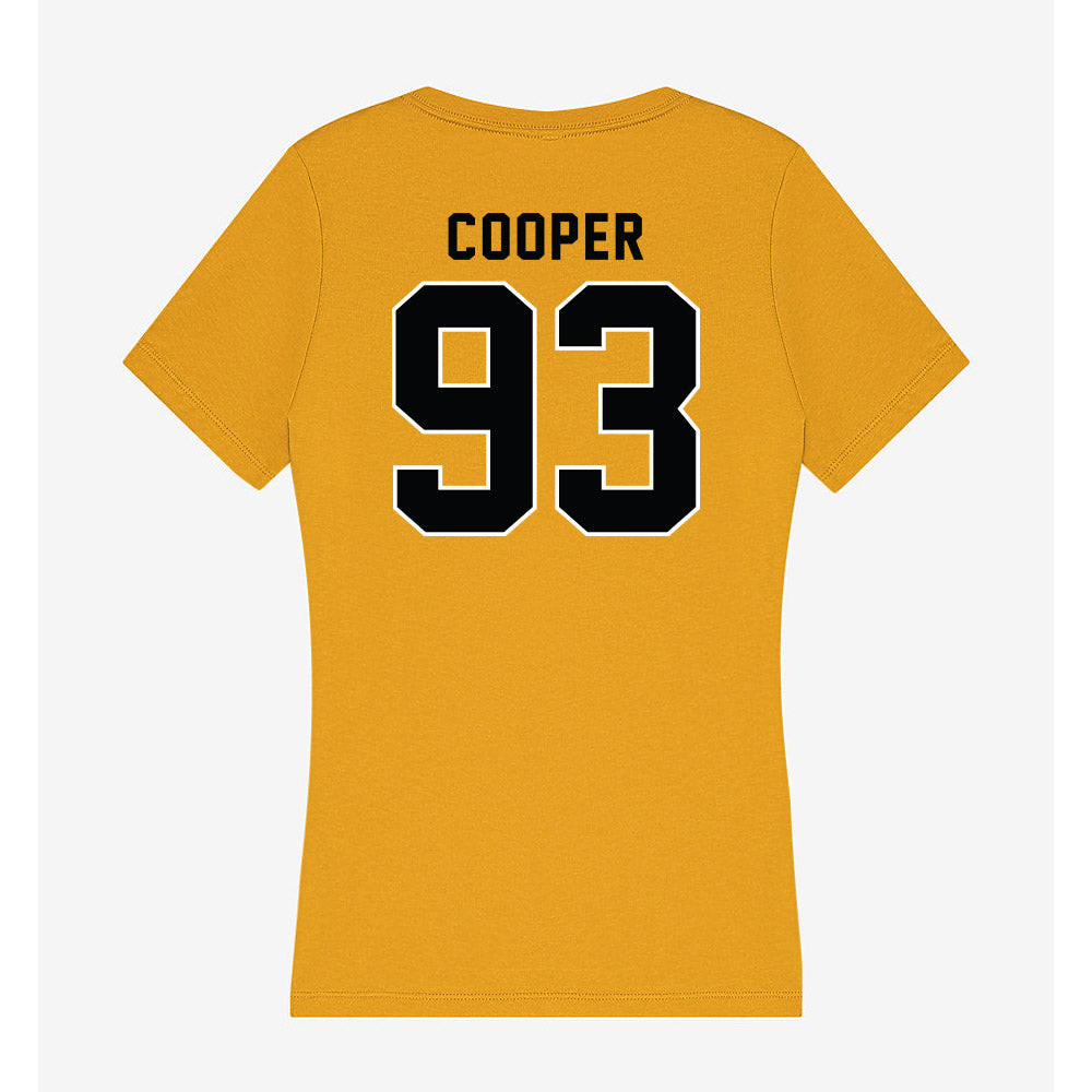 App State - NCAA Football : DeNigel Cooper - Women's V-Neck T-Shirt-1