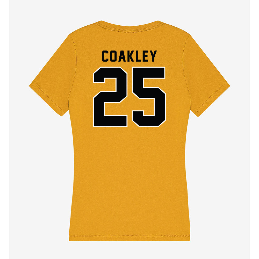 App State - NCAA Football : Zahn Coakley - Women's V-Neck T-Shirt-1