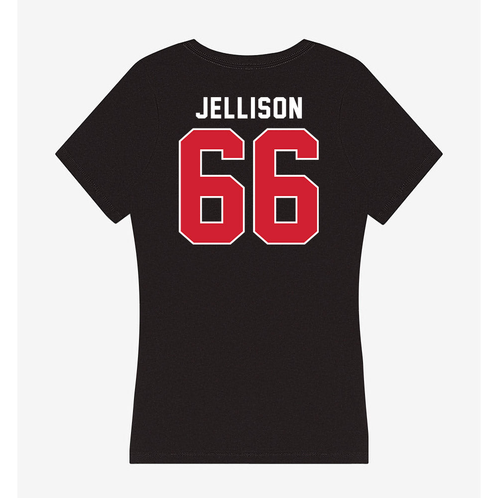 Illinois State - NCAA Football : Brayden Jellison - Women's V-Neck T-Shirt-1