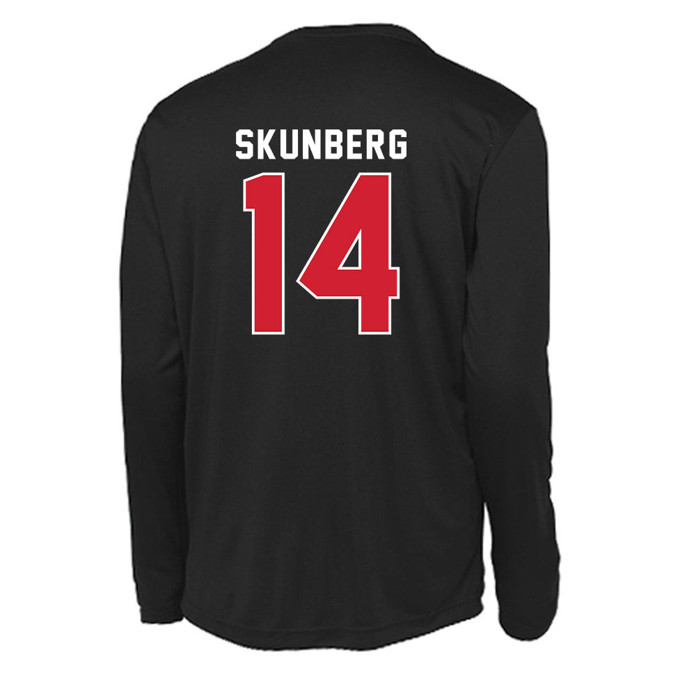 Illinois State - NCAA Men's Basketball : Boden Skunberg - Activewear Long Sleeve T-Shirt