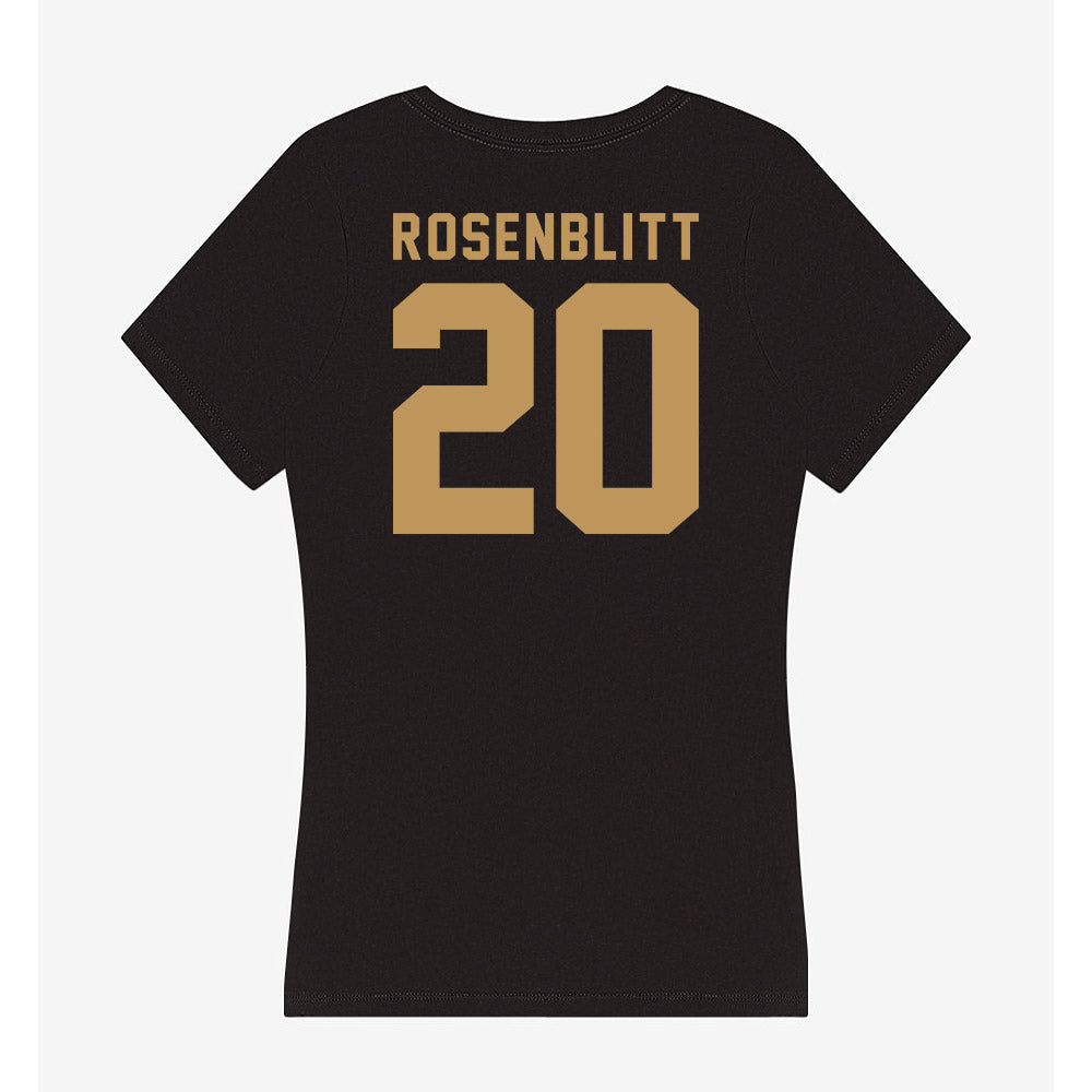 Oakland - NCAA Baseball : Josh Rosenblitt - Women's V-Neck T-Shirt-1