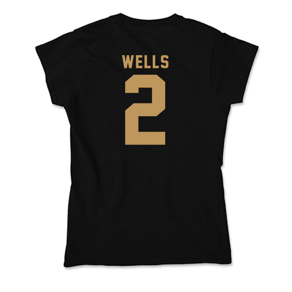 Oakland - NCAA Men's Basketball : Ziare Wells - Soft Style Women’s T-Shirt-1