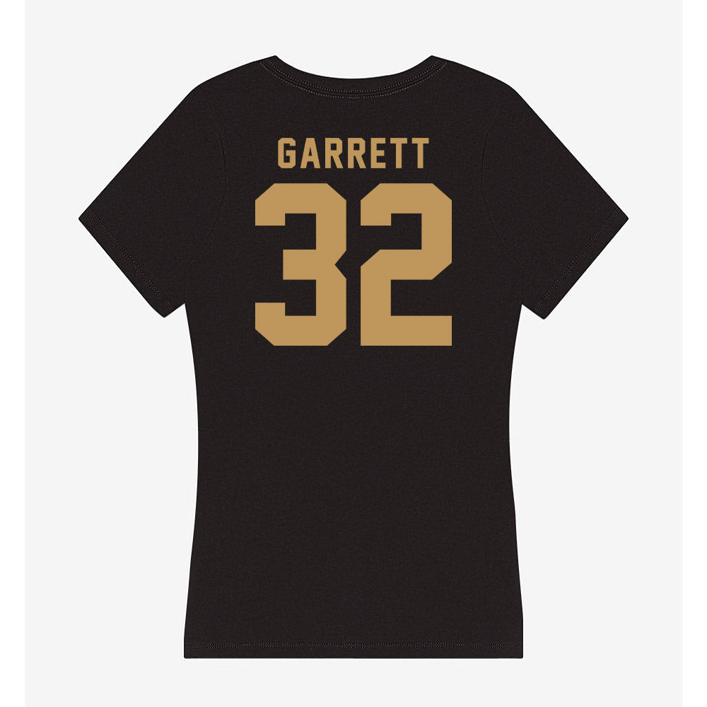 Oakland - NCAA Men's Basketball : Isaac Garrett - Women's V-Neck T-Shirt-1