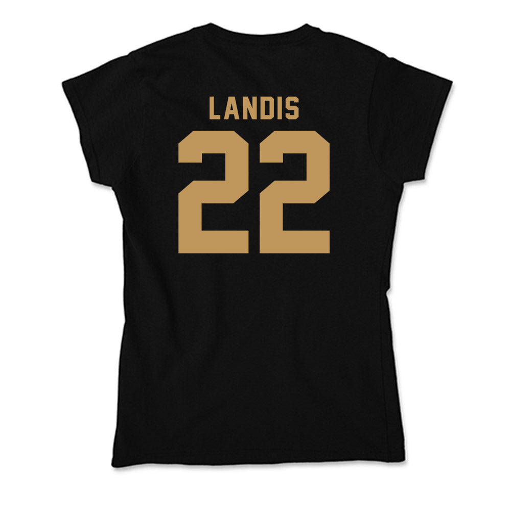 Oakland - NCAA Baseball : Andrew Landis - Soft Style Women’s T-Shirt-1