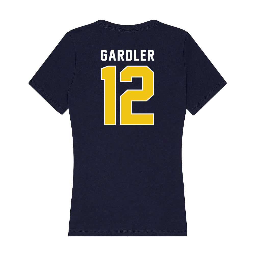 La Salle - NCAA Men's Basketball : Tommy Gardler - Women's V-Neck T-Shirt-1