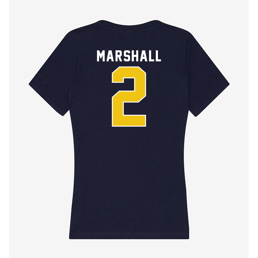 La Salle - NCAA Men's Basketball : Jaeden Marshall - Women's V-Neck T-Shirt-1