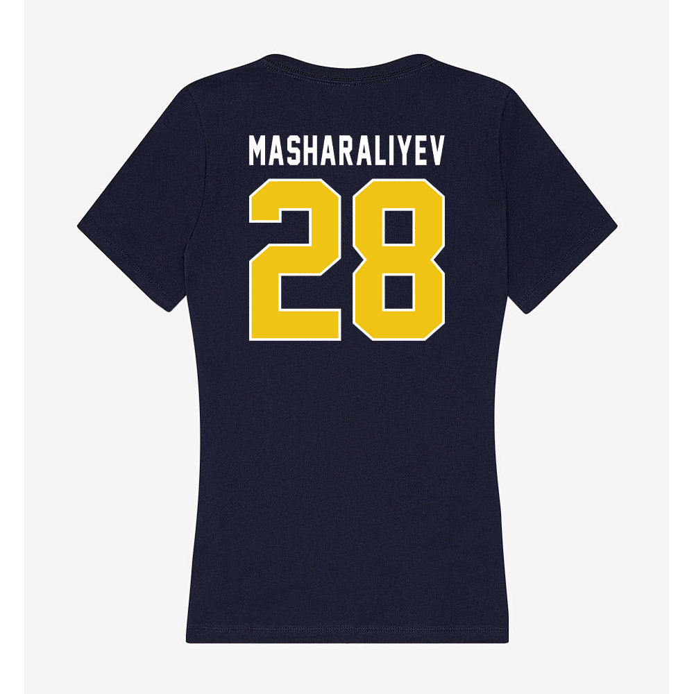 La Salle - NCAA Men's Basketball : Arlan Masharaliyev - Women's V-Neck T-Shirt-1