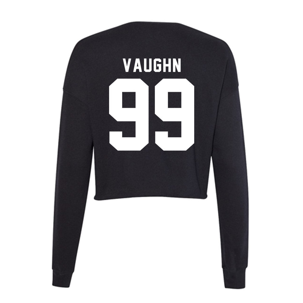 Siena - NCAA Baseball : Casey Vaughn - Women's Cropped Crew Fleece-1