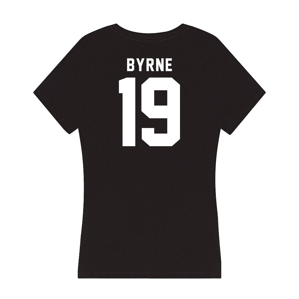 Siena - NCAA Baseball : Connor Byrne - Women's V-Neck T-Shirt-1