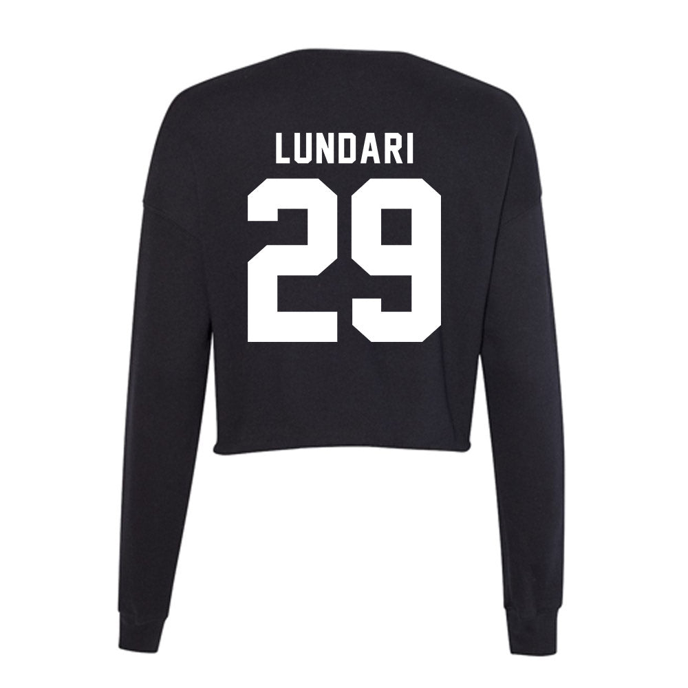 Siena - NCAA Baseball : Ryan Lundari - Women's Cropped Crew Fleece-1
