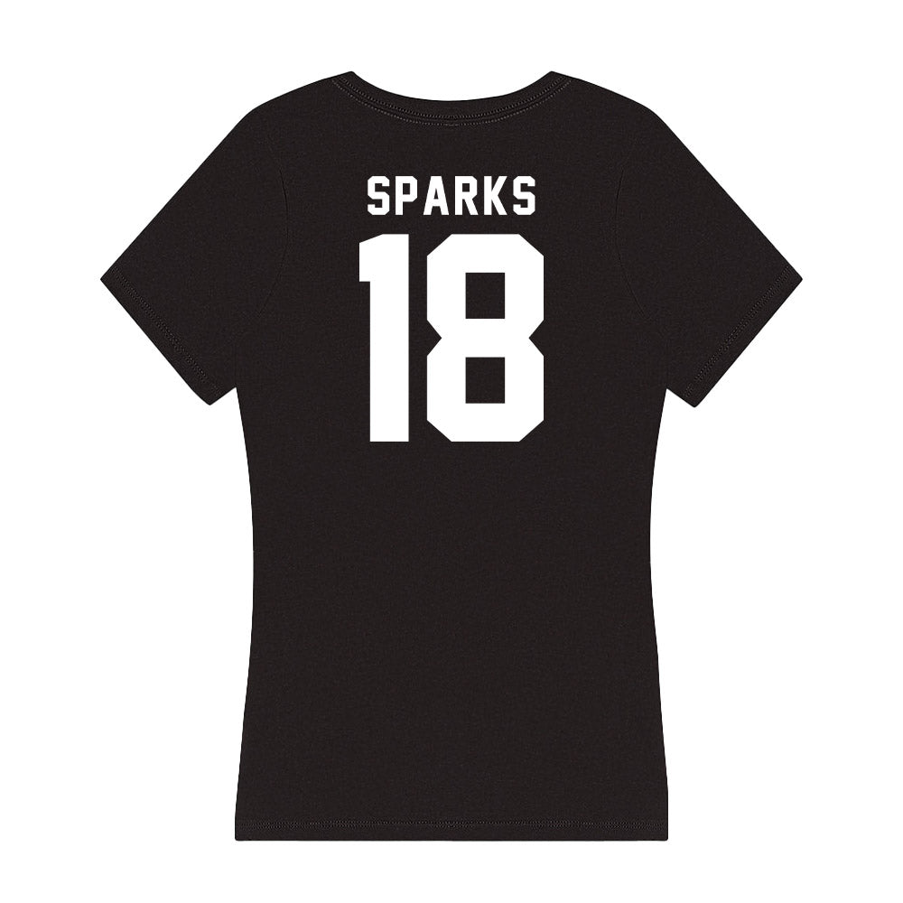 Siena - NCAA Baseball : Jake Sparks - Women's V-Neck T-Shirt-1
