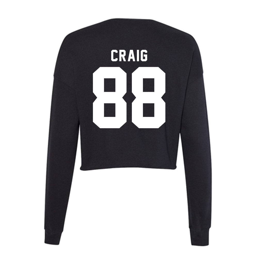 Siena - NCAA Men's Lacrosse : Daniel Craig - Women's Cropped Crew Fleece-1