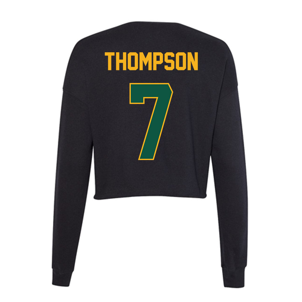 William & Mary - NCAA Football : Deven Thompson - Women's Cropped Crew Fleece-1
