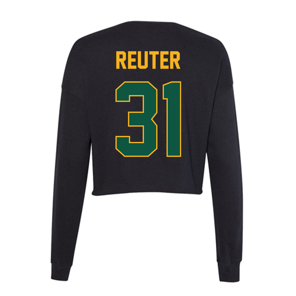 William & Mary - NCAA Football : Jack Reuter - Women's Cropped Crew Fleece-1