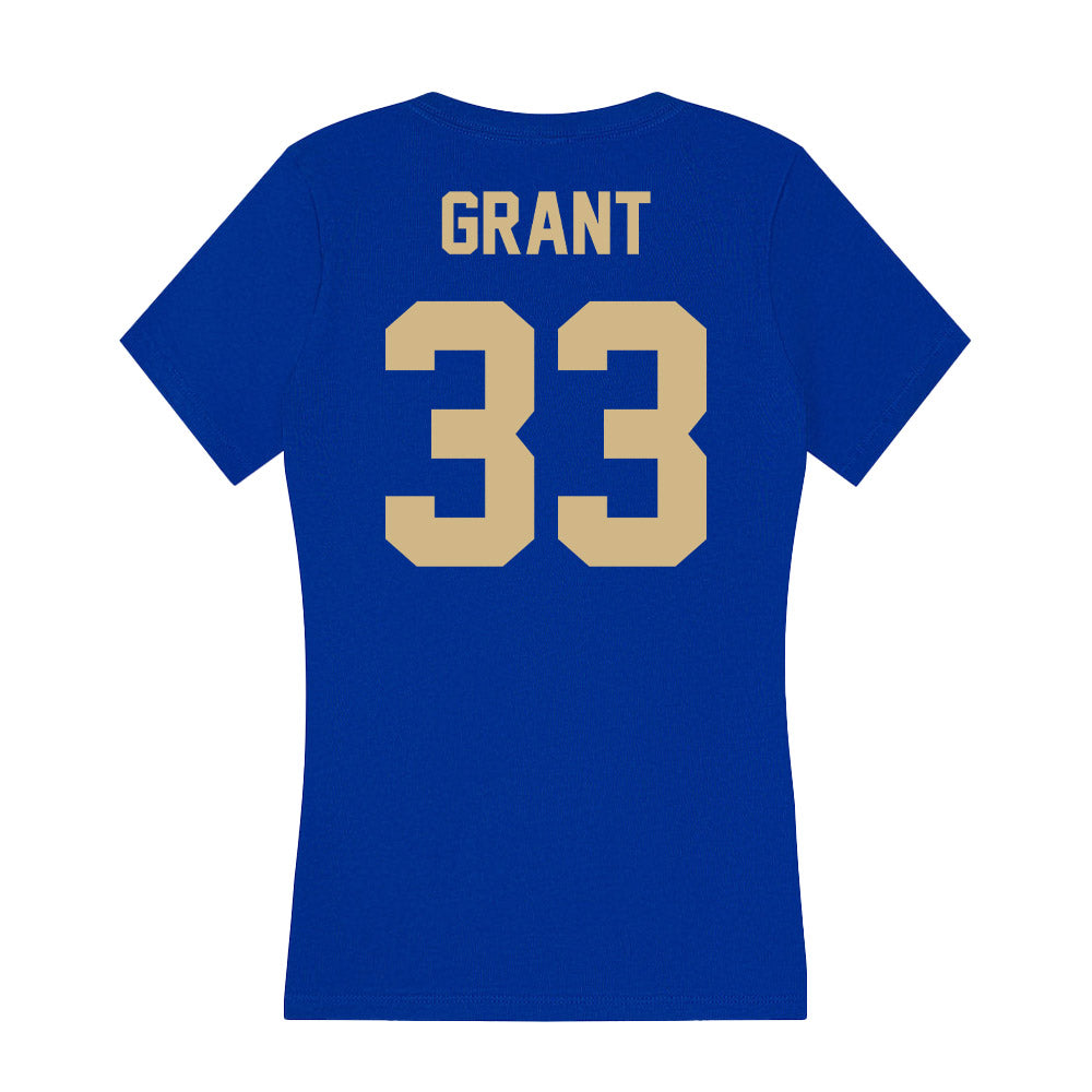 Tulsa - NCAA Softball : Riley Grant - Women's V-Neck T-Shirt-1