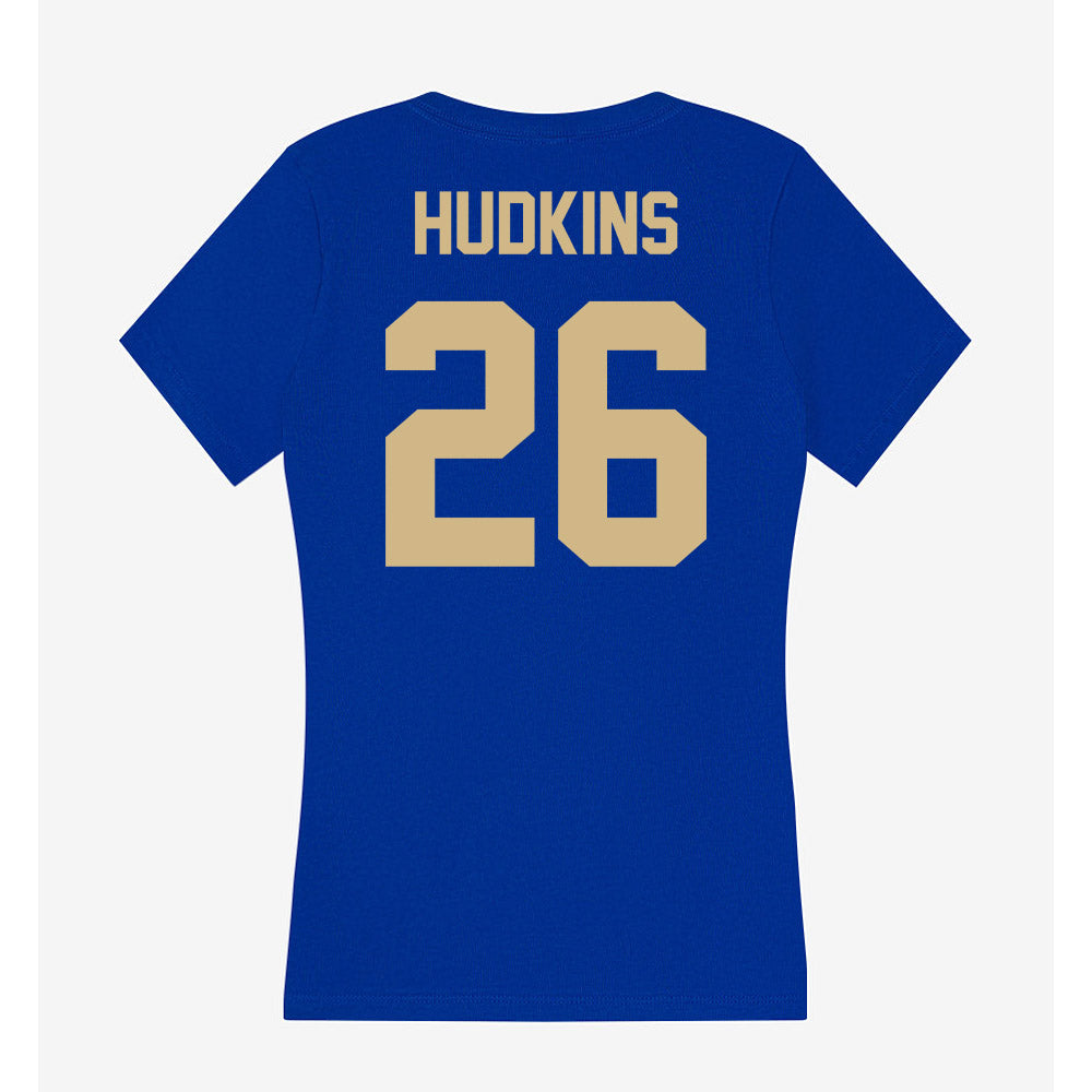 Tulsa - NCAA Women's Soccer : Avery Hudkins - Women's V-Neck T-Shirt-1