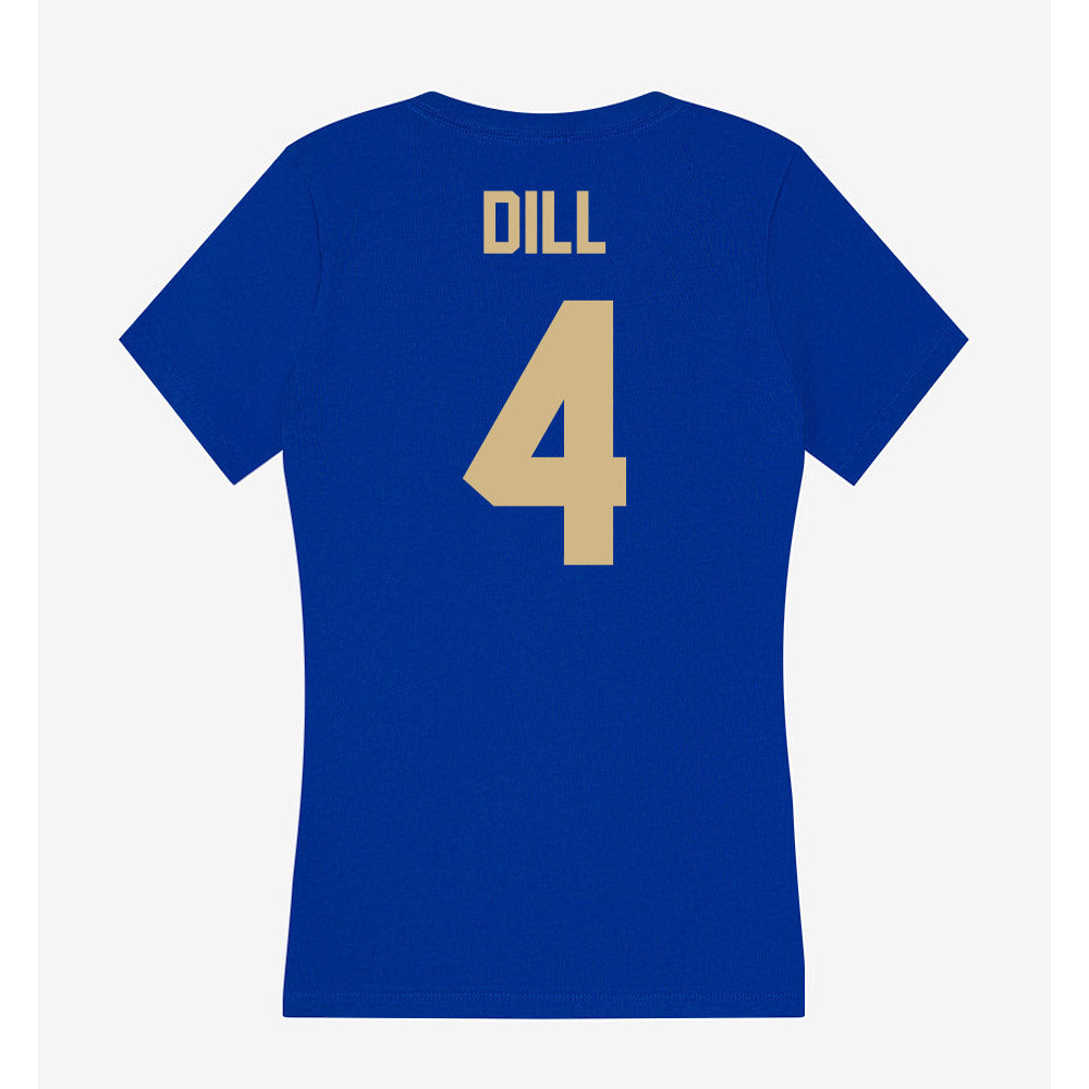 Tulsa - NCAA Softball : Annika Dill - Women's V-Neck T-Shirt-1