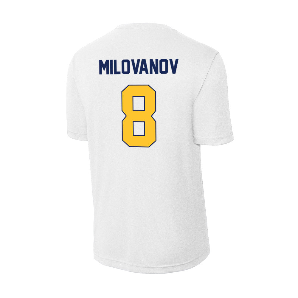 Marquette - NCAA Men's Soccer : Justin Milovanov - Activewear T-Shirt-1