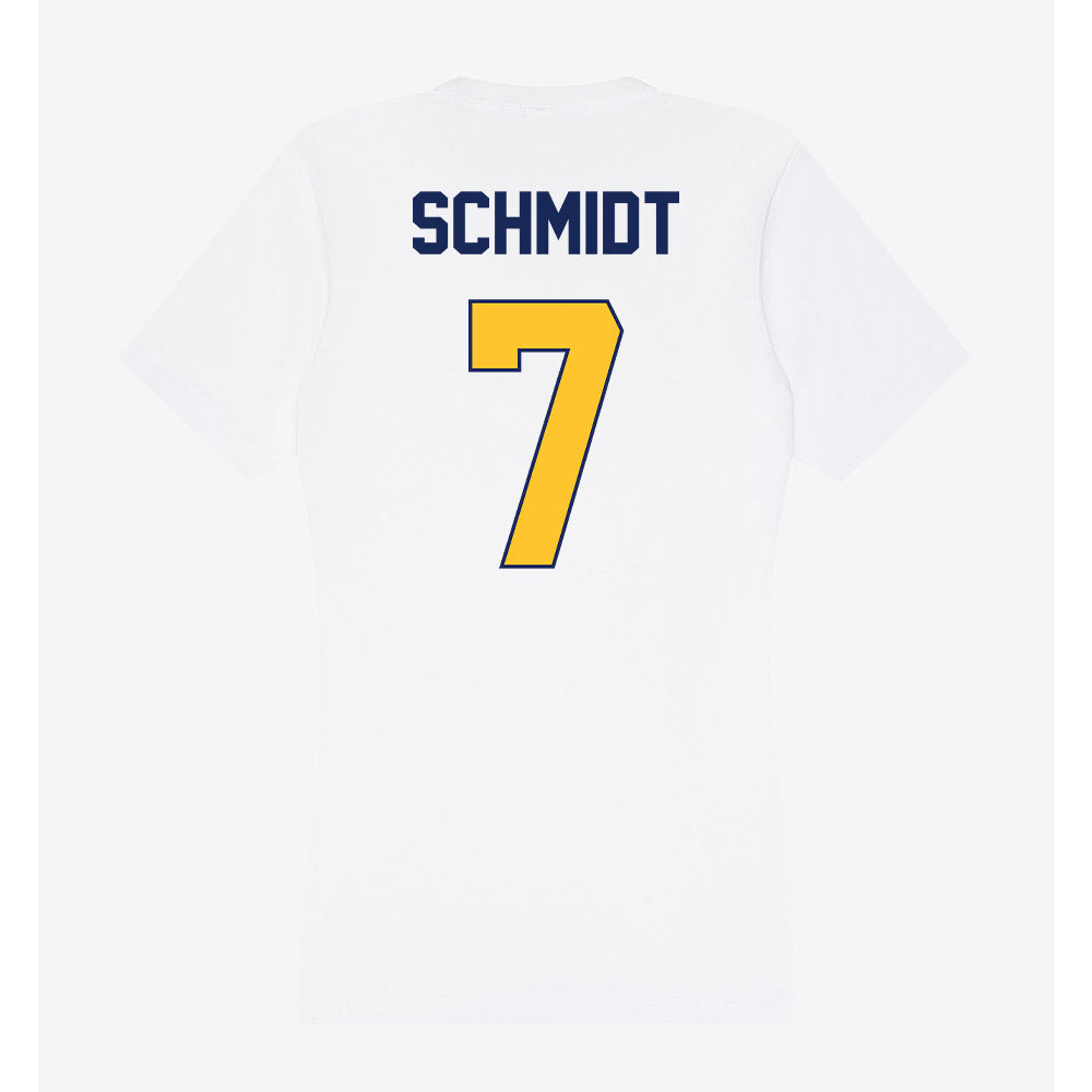 Marquette - NCAA Women's Volleyball : Keira Schmidt - Women's V-Neck T-Shirt-1
