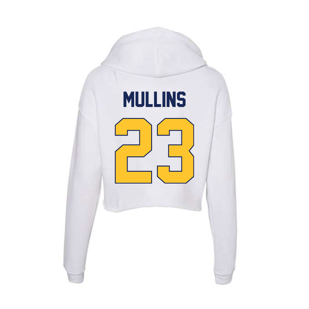 Marquette - NCAA Men's Soccer : Drew Mullins - Women's Crop Fleece Hoodie-1