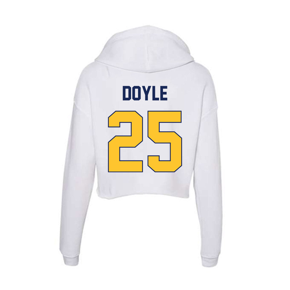 Marquette - NCAA Men's Lacrosse : Ryan Doyle - Women's Crop Fleece Hoodie-1
