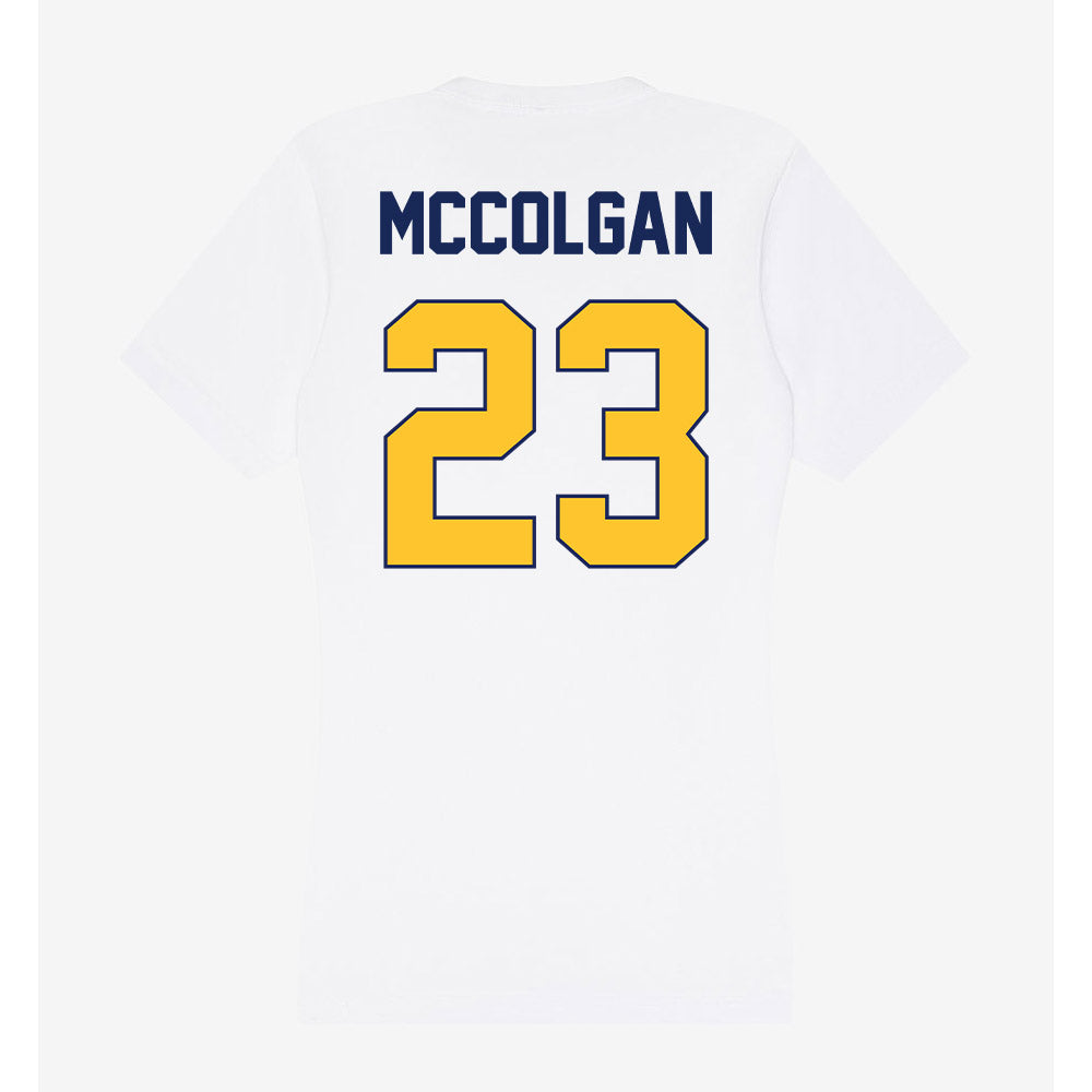 Marquette - NCAA Men's Lacrosse : PJ McColgan - Women's V-Neck T-Shirt-1