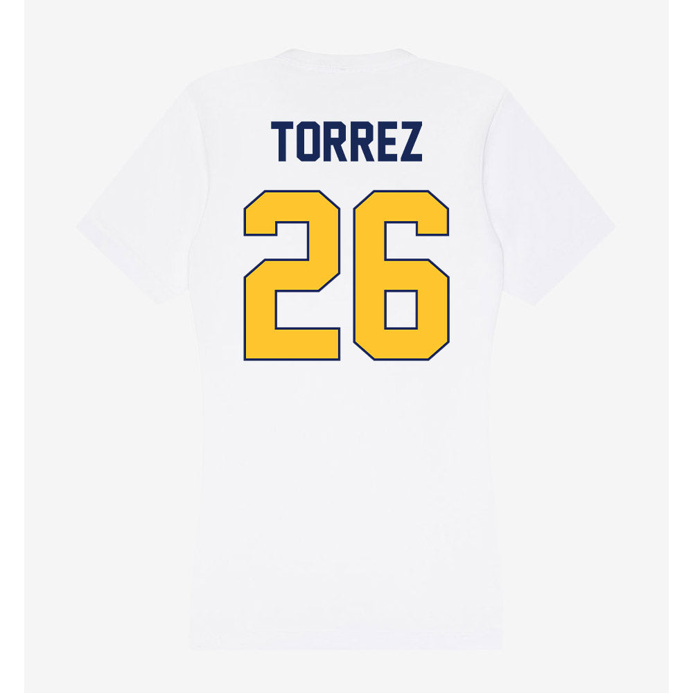 Marquette - NCAA Men's Soccer : Hudson Torrez - Women's V-Neck T-Shirt-1