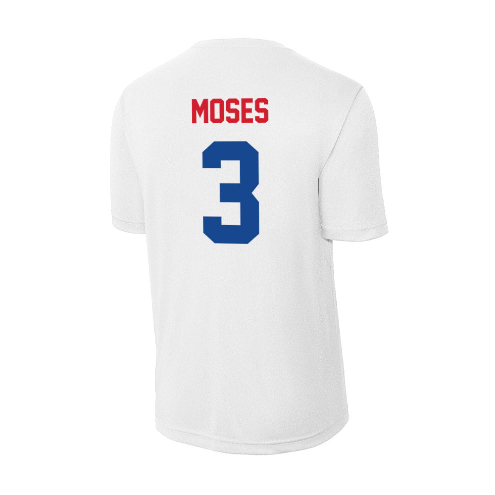 SMU - NCAA Football : Ahmaad Moses - Activewear T-Shirt-1