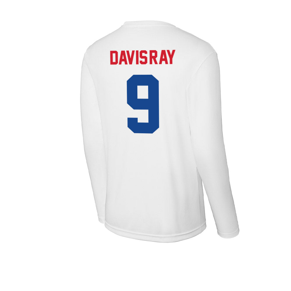 SMU - NCAA Men's Basketball : Bj Davis-Ray - Activewear Long Sleeve T-Shirt-1
