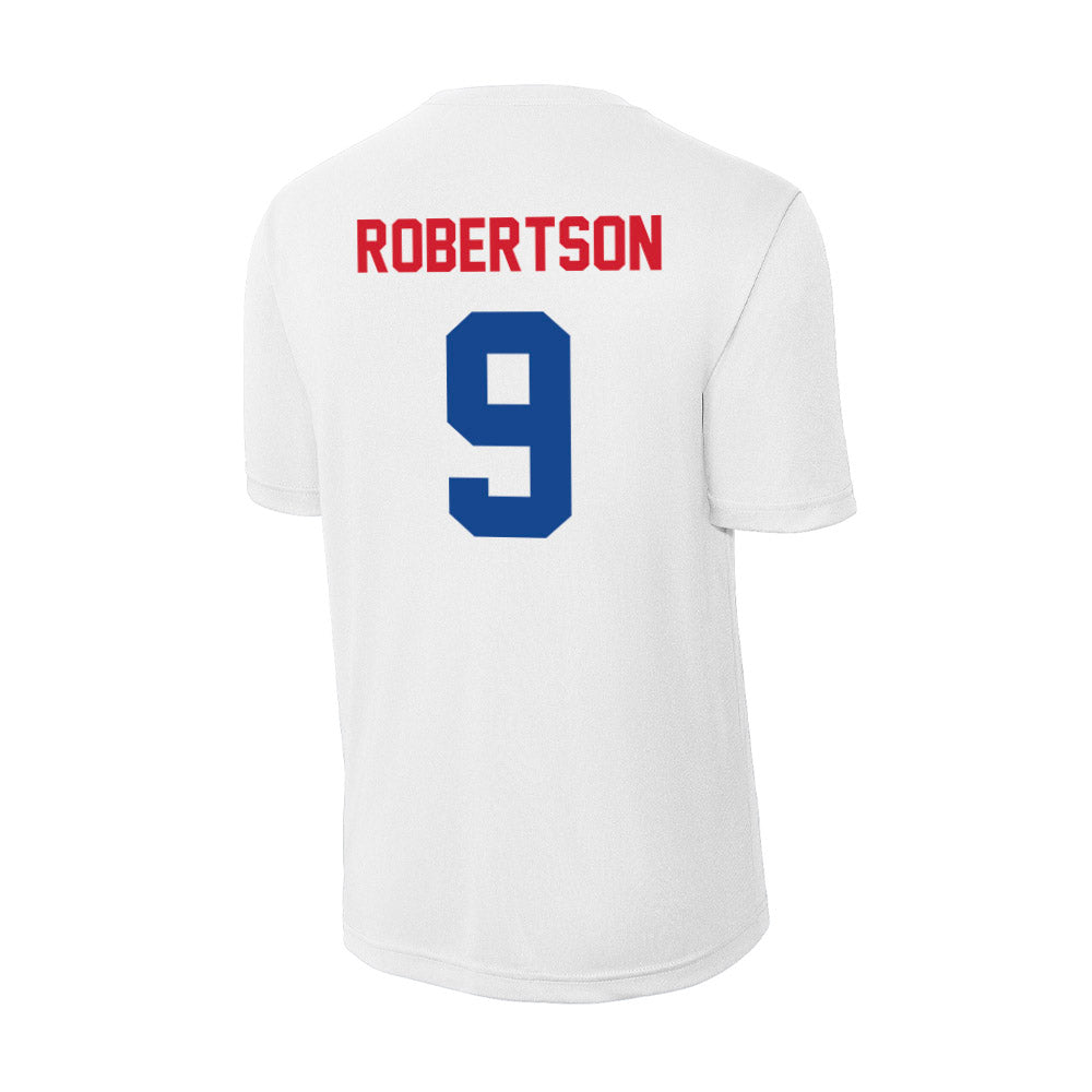 SMU - NCAA Football : Cameron Robertson - Activewear T-Shirt-1