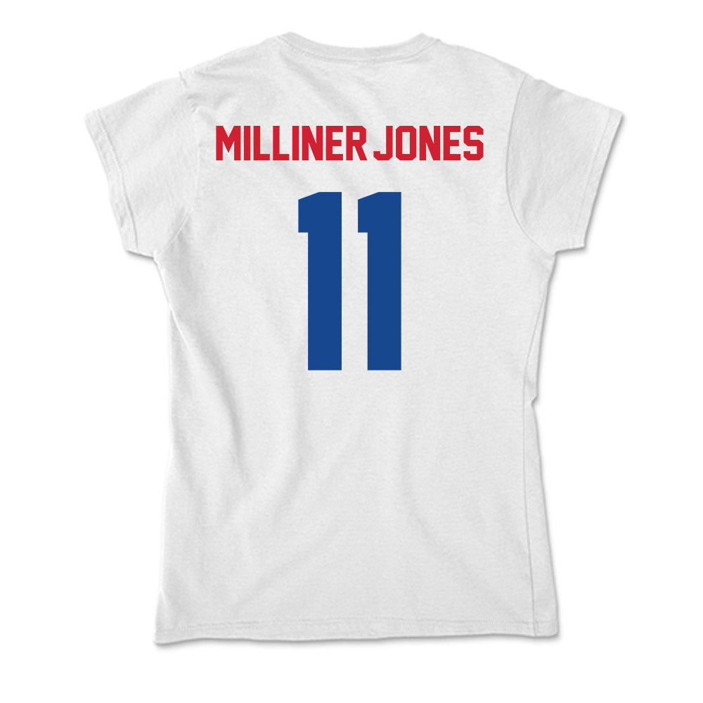 SMU - NCAA Football : Jaden Milliner-Jones - Soft Style Women’s T-Shirt-1
