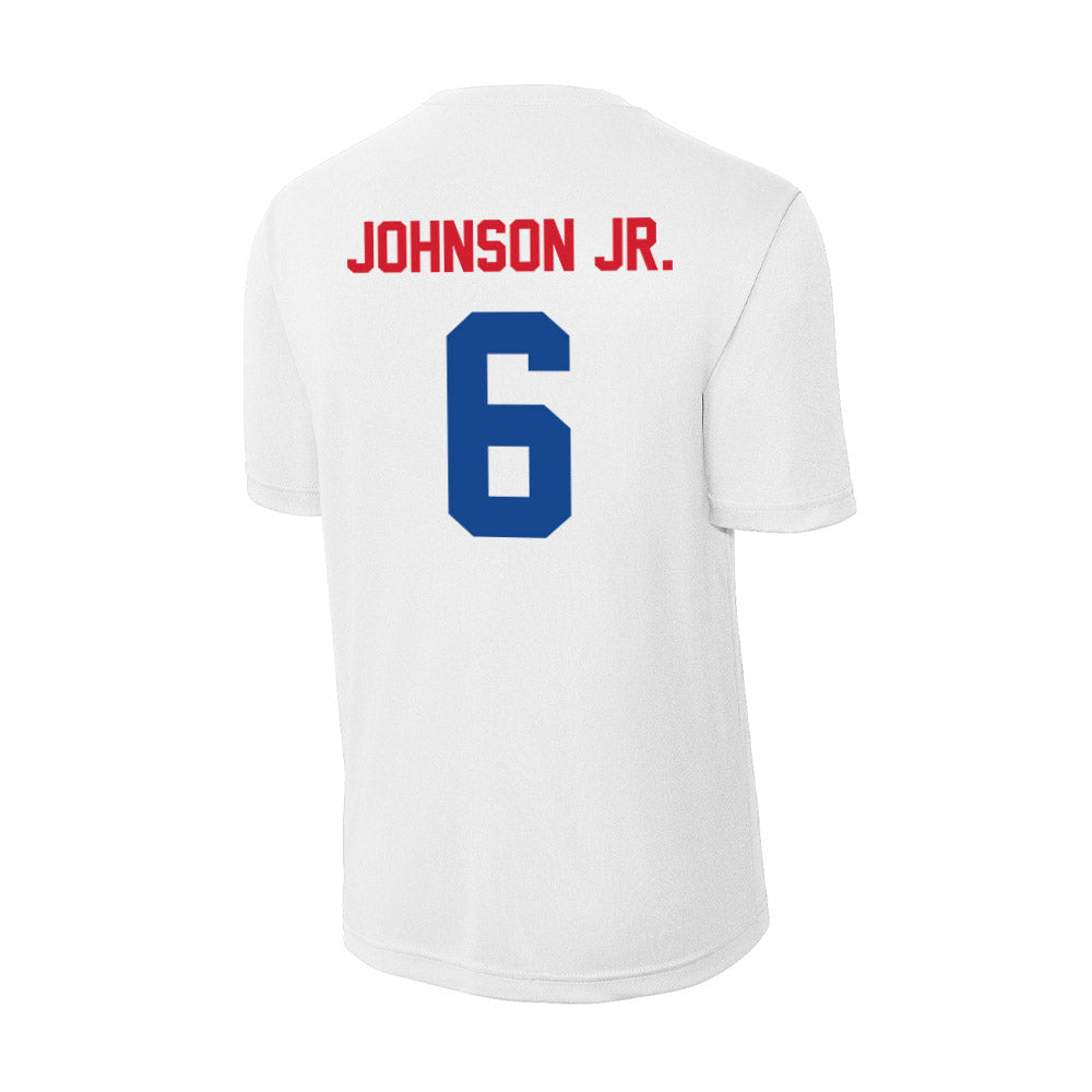 SMU - NCAA Football : Chris Johnson Jr. - Activewear T-Shirt-1