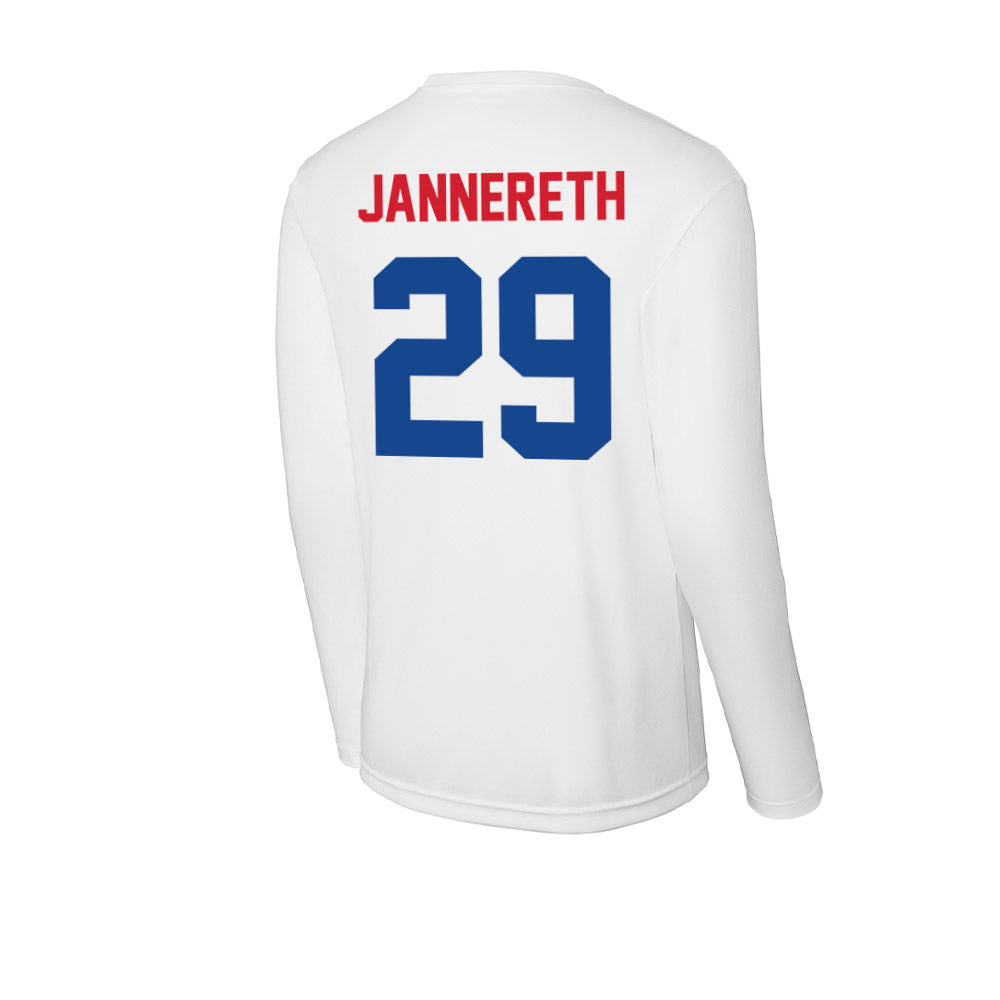 SMU - NCAA Women's Soccer : Libby Jannereth - Activewear Long Sleeve T-Shirt-1