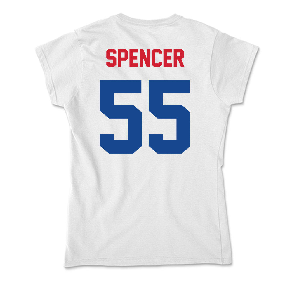 SMU - NCAA Football : Woo Spencer - Soft Style Women’s T-Shirt-1