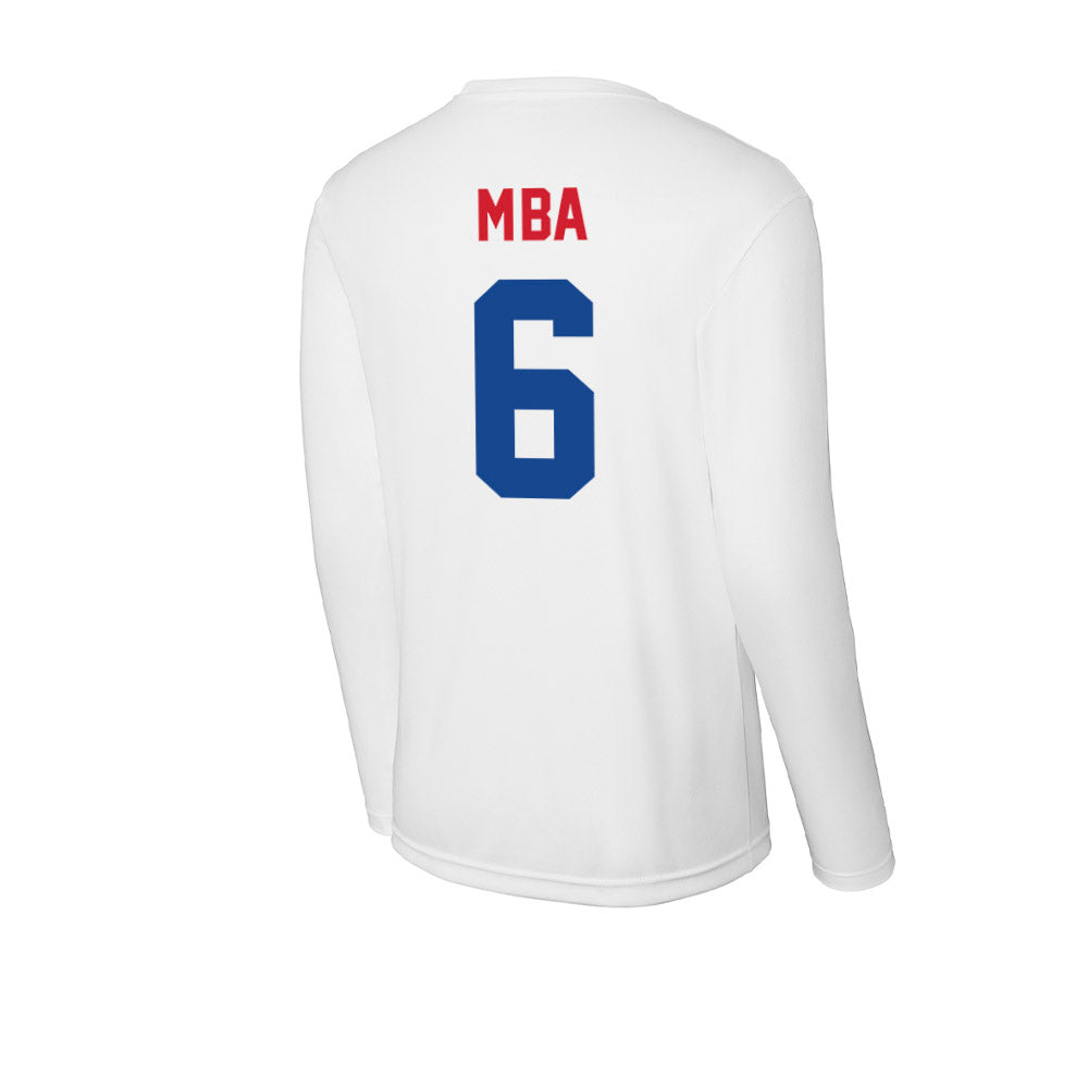 SMU - NCAA Football : Jeffrey M'ba - Activewear Long Sleeve T-Shirt-1