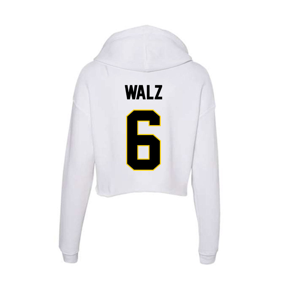 Centre College - NCAA Women's Soccer : Annie Walz - Women's Crop Fleece Hoodie-1