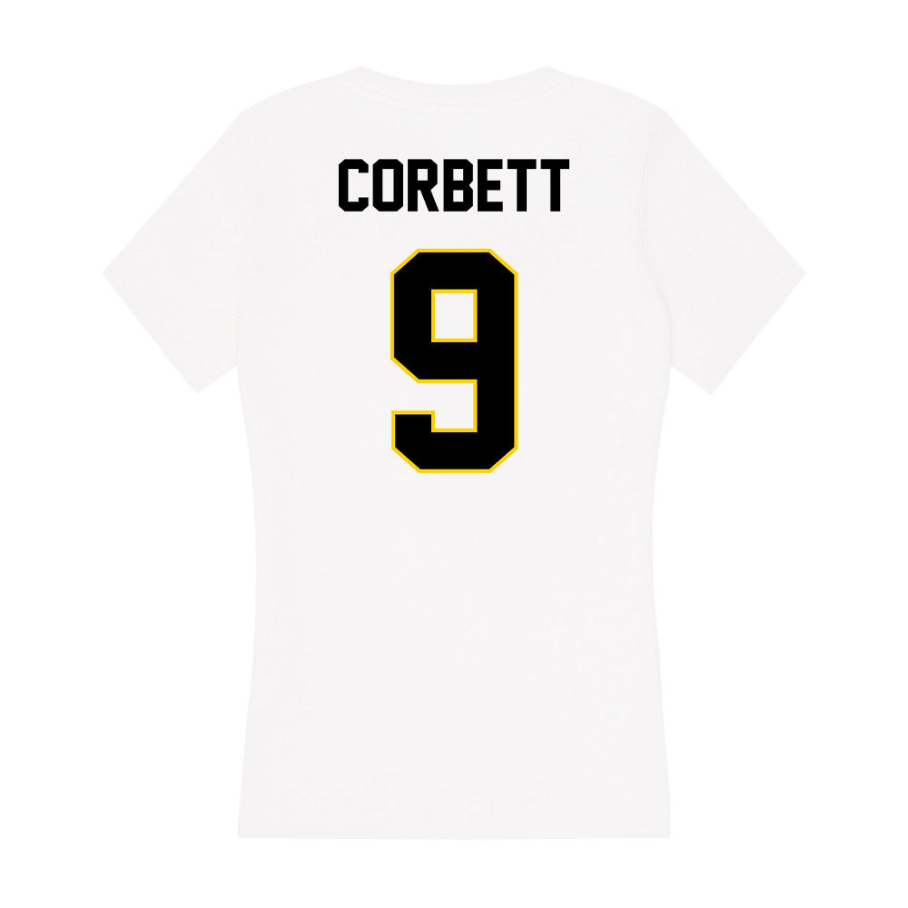 Centre College - NCAA Women's Soccer : Maggie Corbett - Women's V-Neck T-Shirt-1
