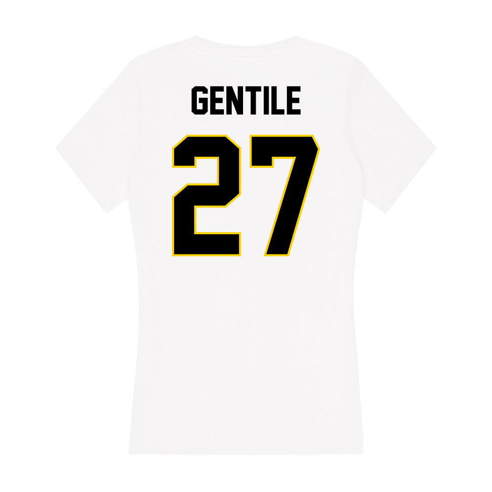 Centre College - NCAA Baseball : Austin Gentile - Women's V-Neck T-Shirt-1
