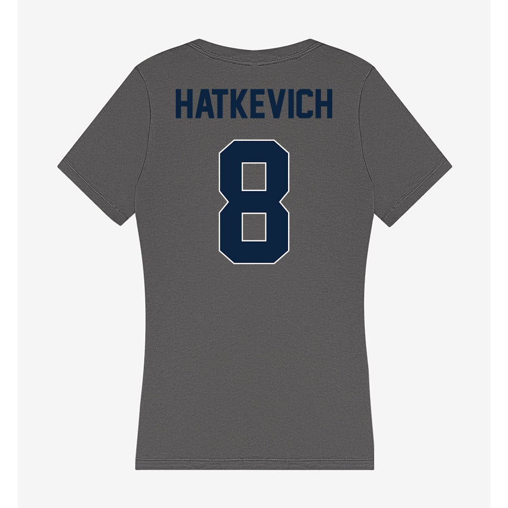 Xavier - NCAA Women's Volleyball : Macy Hatkevich - Women's V-Neck T-Shirt-1
